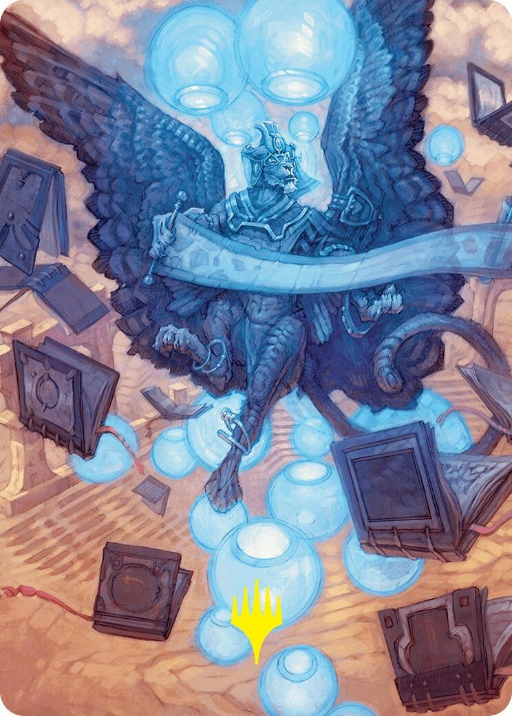 Image for Sphinx of Forgotten Lore Art Card (33/54) (Gold-Stamped Signature)