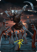 Image for Abyssal Harvester Art Card (34/54) (Gold-Stamped Signature)