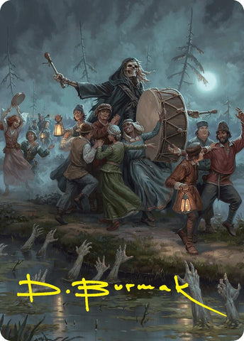 Image for Abyssal Harvester Art Card (35/54) (Gold-Stamped Signature)