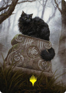 Image for Nine-Lives Familiar 2 Art Card (36/54) (Gold-Stamped Planeswalker Symbol)