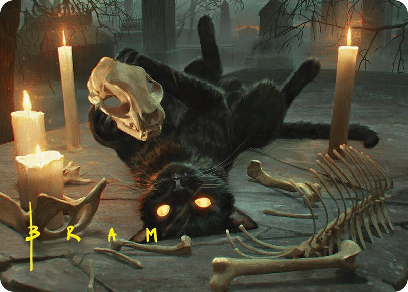 Image for Nine-Lives Familiar Art Card (8/54) (Gold-Stamped Signature)