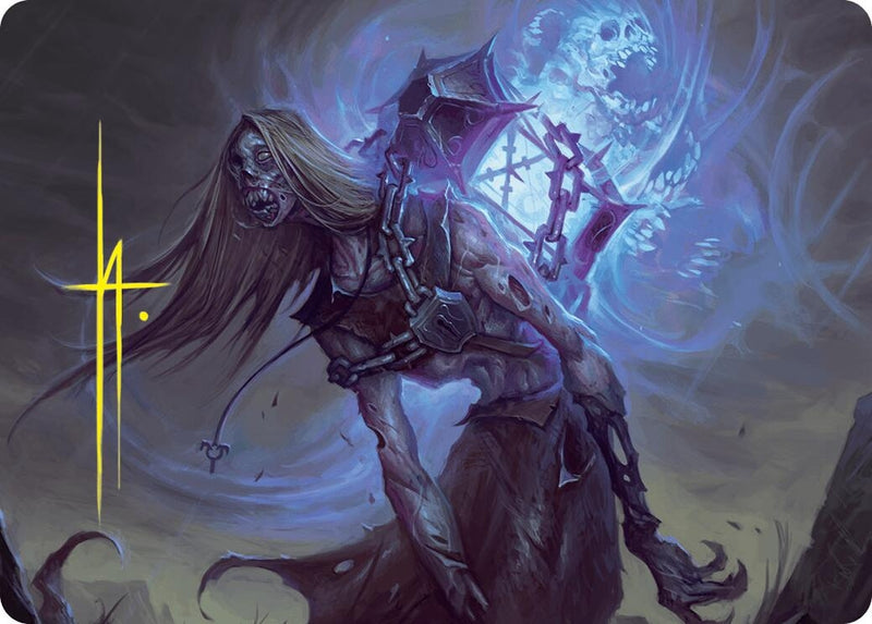 Image for Soul-Shackled Zombie Art Card (9/54) (Gold-Stamped Signature)