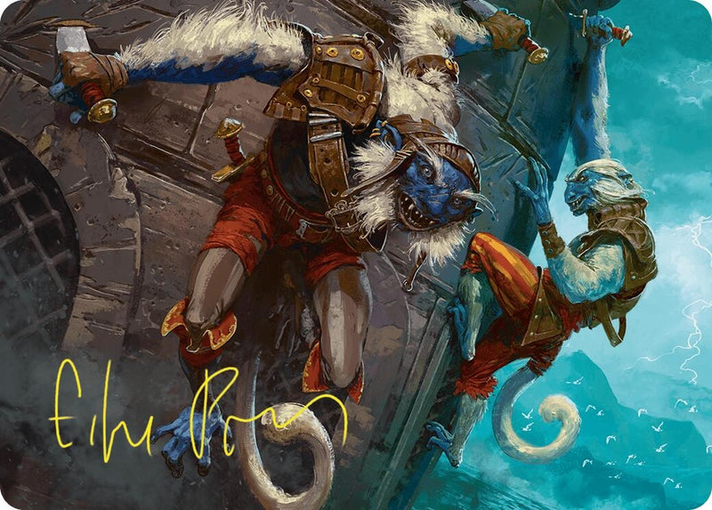 Image for Goblin Boarders Art Card (11/54) (Gold-Stamped Signature)