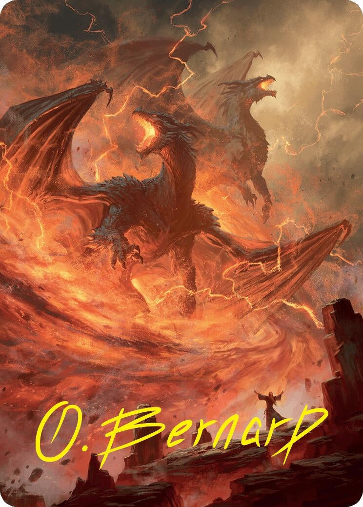 Image for Rite of the Dragoncaller Art Card (38/54) (Gold-Stamped Signature)