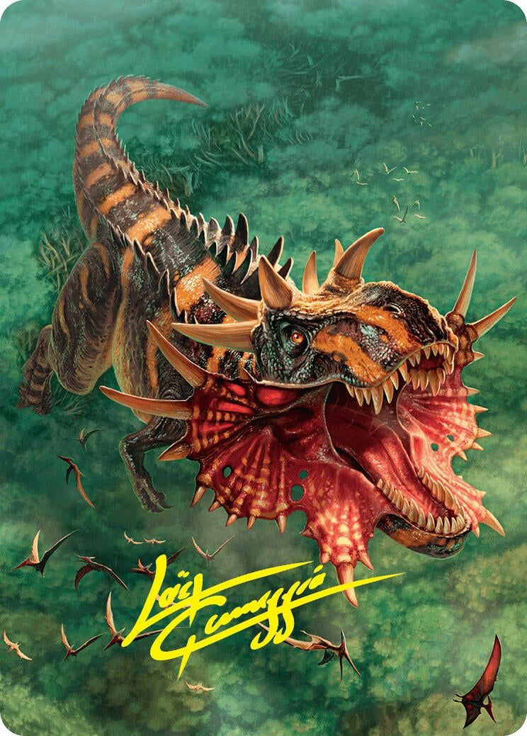 Image for Gigantosaurus Art Card (53/54) (Gold-Stamped Signature)