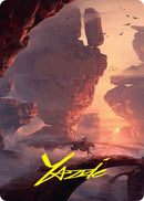 Image for Mountain Art Card (24/54) (Gold-Stamped Signature)