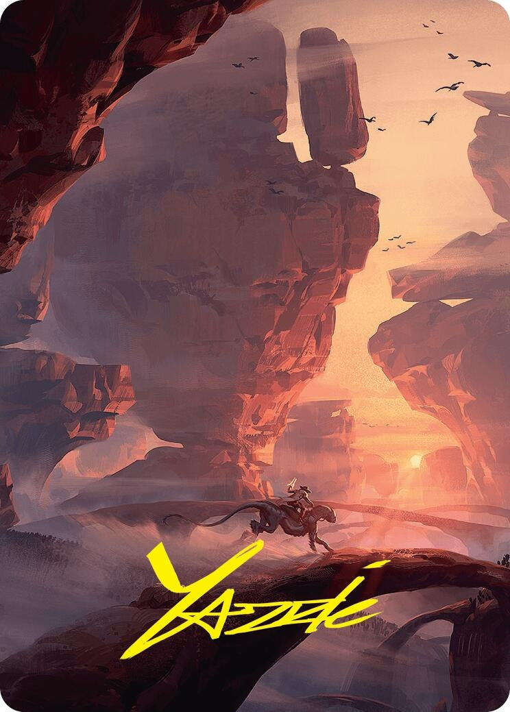 Image for Mountain Art Card (24/54) (Gold-Stamped Signature)