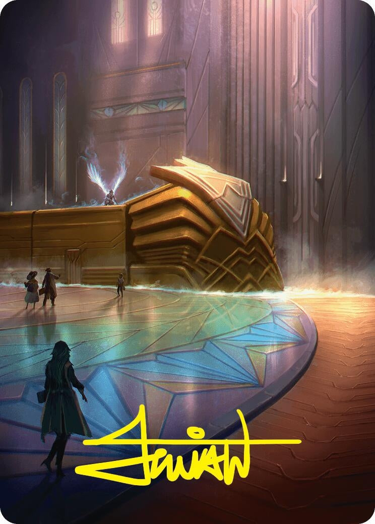 Image for Plains Art Card (21/54) (Gold-Stamped Signature)