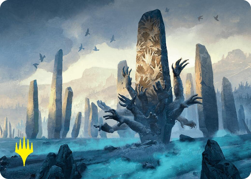 Image for Soulstone Sanctuary Art Card (19/54) (Gold-Stamped Signature)