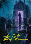 Image for Swamp Art Card (23/54) (Gold-Stamped Signature)