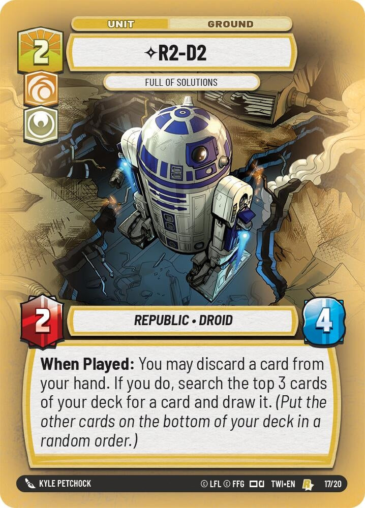Image for R2-D2 - Full of Solutions [Twilight of the Republic: Weekly Play Promos]