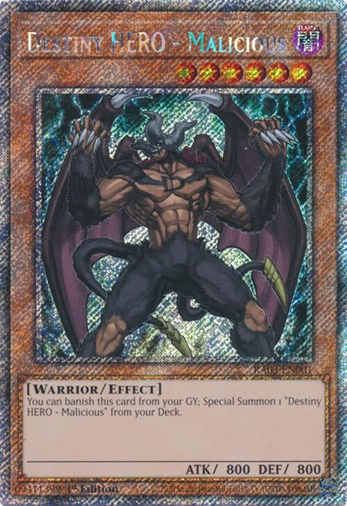 Image for Destiny HERO - Malicious (Platinum Secret Rare) (3001)