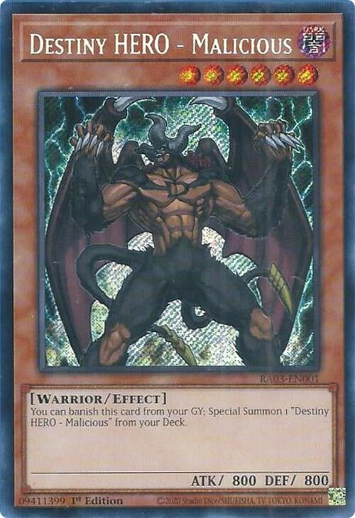 Image for Destiny HERO - Malicious (Secret Rare) (3001)