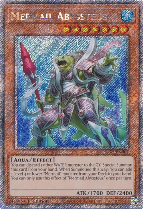 Image for Mermail Abyssteus (Platinum Secret Rare) (3007)