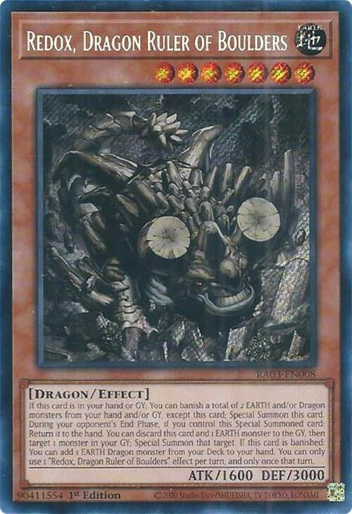 Image for Redox, Dragon Ruler of Boulders (Secret Rare) (3008)
