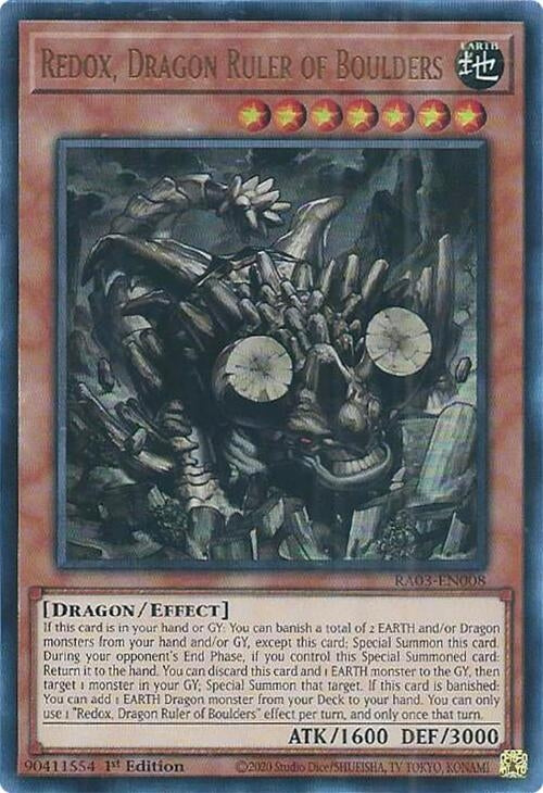 Image for Redox, Dragon Ruler of Boulders (UR) (3008)
