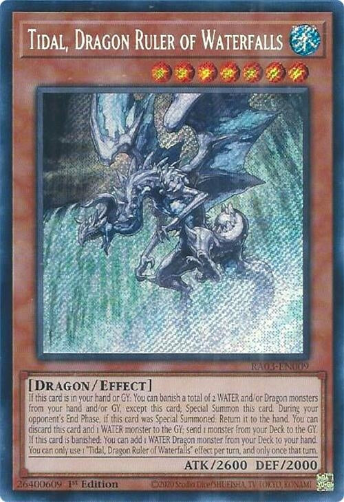 Image for Tidal, Dragon Ruler of Waterfalls (Secret Rare) (3009)