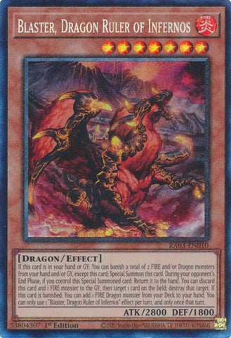 Image for Blaster, Dragon Ruler of Infernos (PCR) (3010)