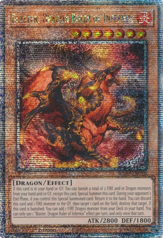 Image for Blaster, Dragon Ruler of Infernos (Quarter Century Secret Rare) (3010)