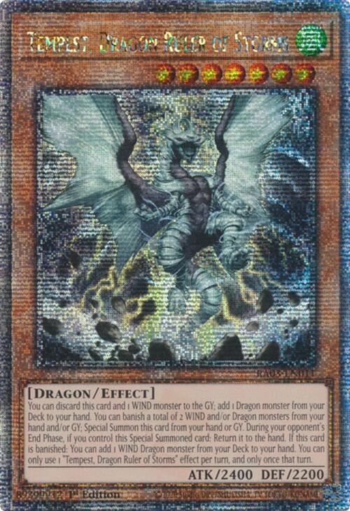 Image for Tempest, Dragon Ruler of Storms (Quarter Century Secret Rare) (3011)