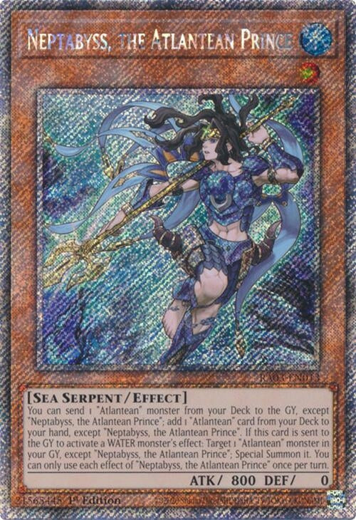 Image for Neptabyss, the Atlantean Prince (Platinum Secret Rare) (3013)