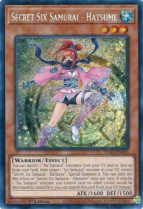 Image for Secret Six Samurai - Hatsume (Secret Rare) (3016)