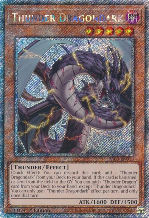 Image for Thunder Dragondark (Platinum Secret Rare) (3018)