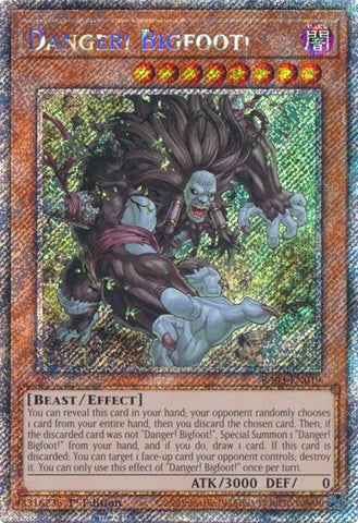 Image for Danger! Bigfoot! (Platinum Secret Rare) (3019)