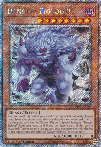Image for Danger! Bigfoot! (Alternate Art) (Platinum Secret Rare) (3019)