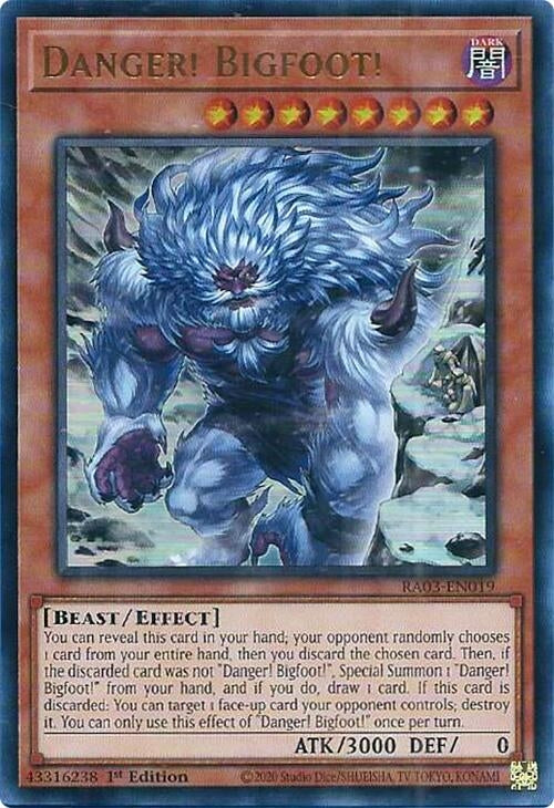 Image for Danger! Bigfoot! (Alternate Art) (UR) (3019)