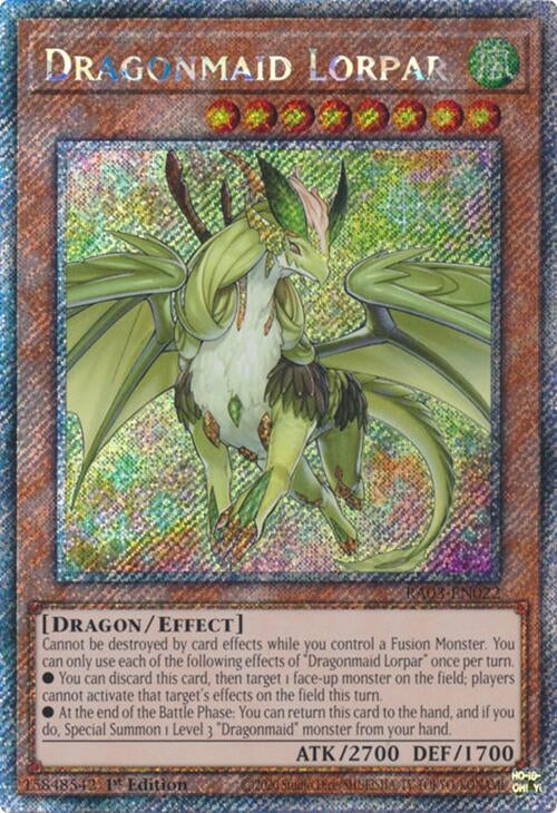 Image for Dragonmaid Lorpar (Platinum Secret Rare) (3022)