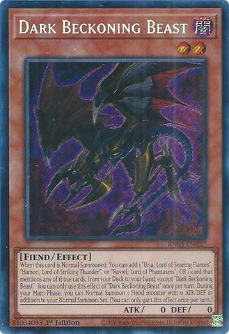 Image for Dark Beckoning Beast (Secret Rare) (3027)