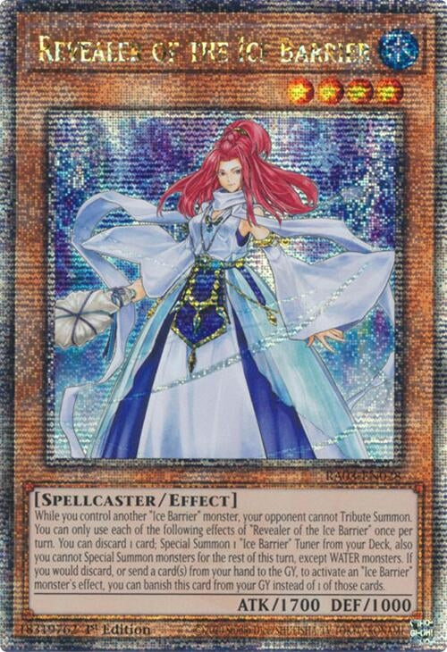 Image for Revealer of the Ice Barrier (Quarter Century Secret Rare) (3028)