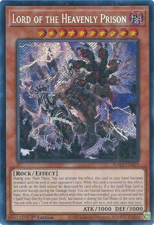 Image for Lord of the Heavenly Prison (Secret Rare) (3029)