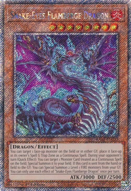 Image for Snake-Eyes Flamberge Dragon (Platinum Secret Rare) (3033)