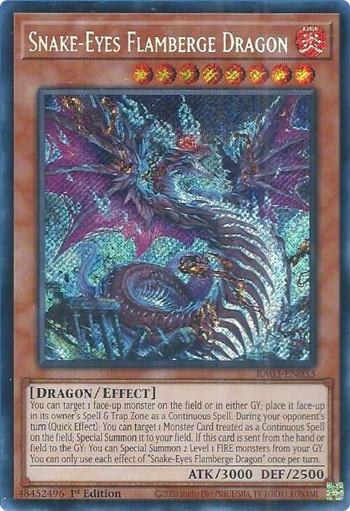 Image for Snake-Eyes Flamberge Dragon (Secret Rare) (3033)