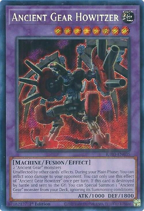 Image for Ancient Gear Howitzer (Secret Rare) (3035)