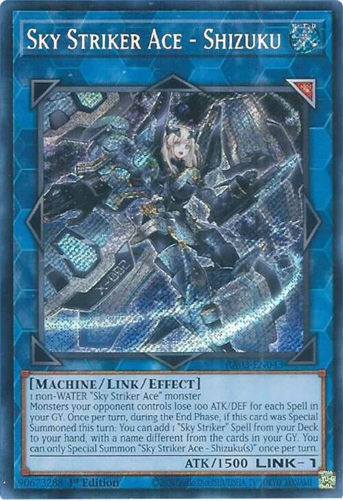 Image for Sky Striker Ace - Shizuku (Secret Rare) (3043)