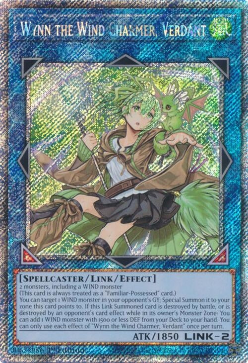 Image for Wynn the Wind Charmer, Verdant (Platinum Secret Rare) (3045)