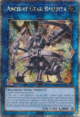 Image for Ancient Gear Ballista (Quarter Century Secret Rare) (3046)
