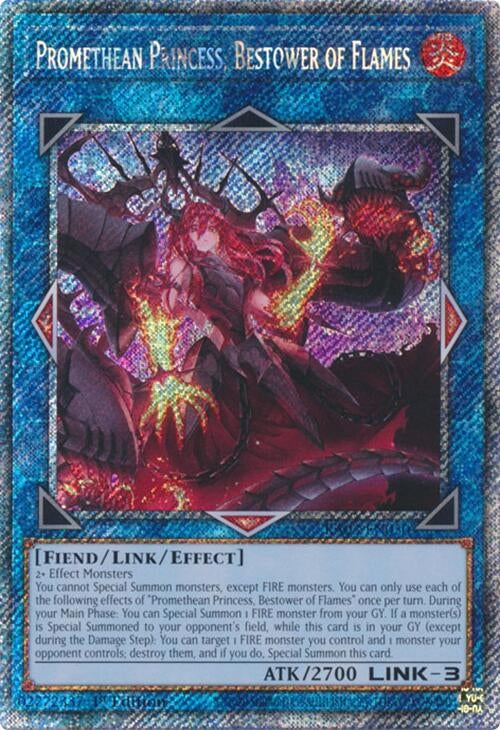 Image for Promethean Princess, Bestower of Flames (Platinum Secret Rare) (3050)