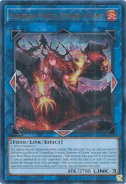 Image for Promethean Princess, Bestower of Flames (UR) (3050)