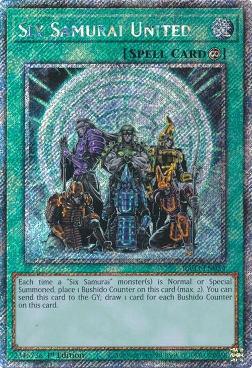 Image for Six Samurai United (Platinum Secret Rare) (3054)