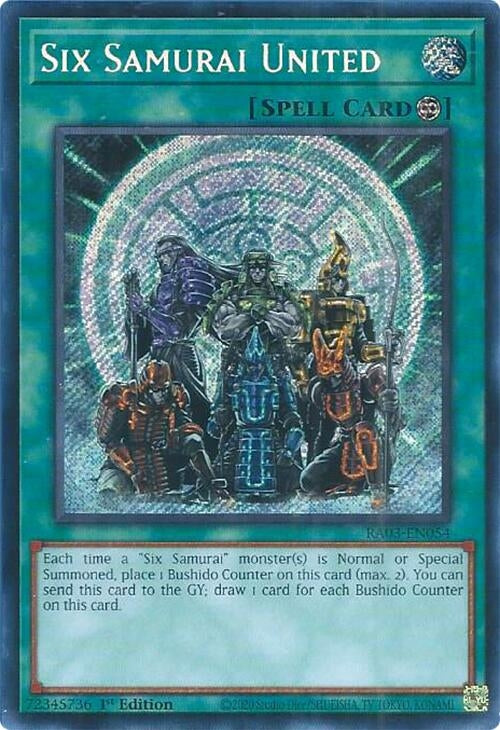 Image for Six Samurai United (Secret Rare) (3054)