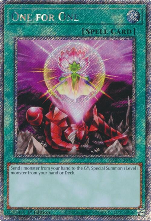 Image for One for One (Platinum Secret Rare) (3056)