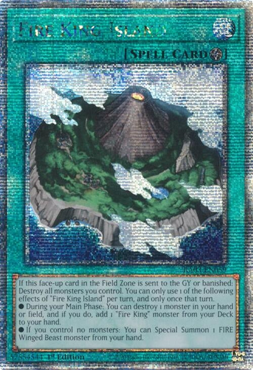 Image for Fire King Island (Quarter Century Secret Rare) (3059)