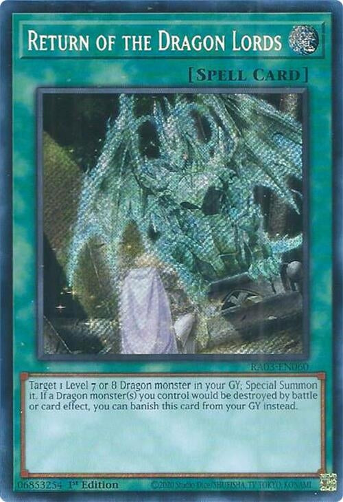 Image for Return of the Dragon Lords (Secret Rare) (3060)