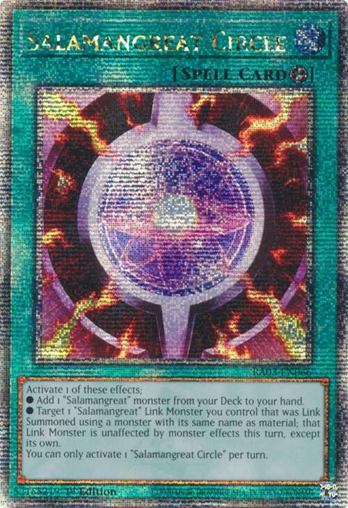 Image for Salamangreat Circle (Quarter Century Secret Rare) (3066)