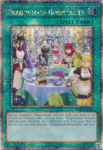 Image for Dragonmaid Hospitality (Alternate Art) (Quarter Century Secret Rare) (3068)