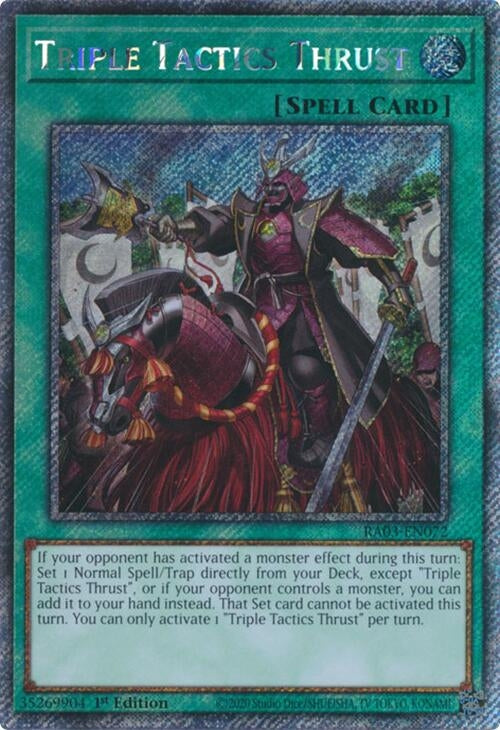 Image for Triple Tactics Thrust (Platinum Secret Rare) (3072)